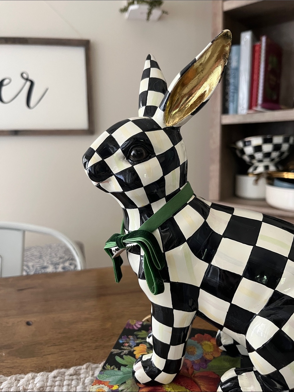 Mackenzie Childs Bunny on Parade Retired - Picture 3 of 12